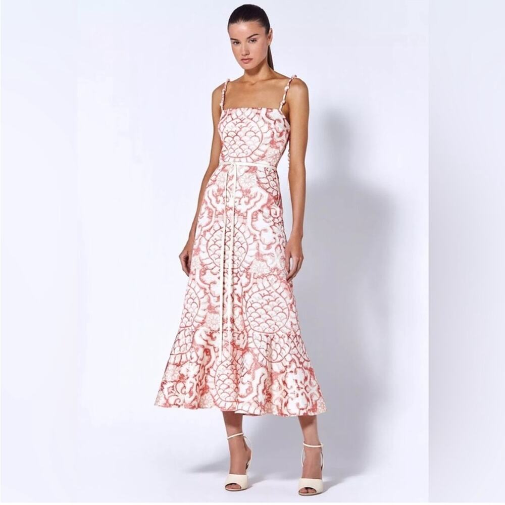 Alexis Pink Nolana Midi Dress